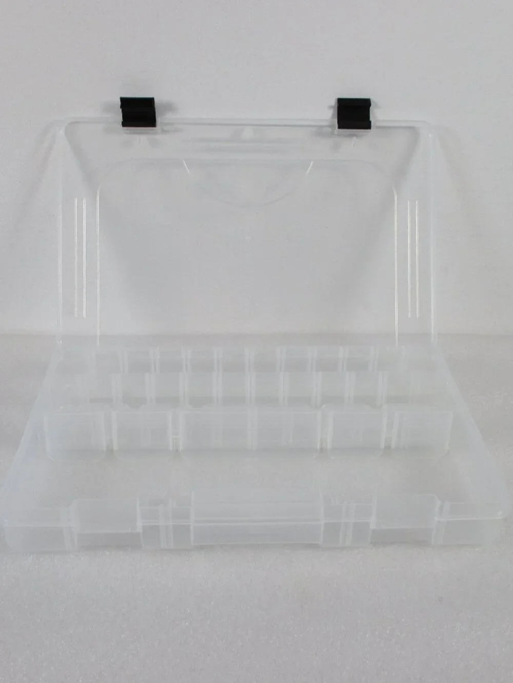 SET OF 2 PLANO PLASTIC STORAGE BINS
